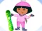 Logħba Dora Ski Winter Dressup onlajn
