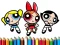 Logħba PowerPuff Girls Coloring Book onlajn