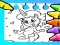 Logħba Magical Unicorn Coloring Pages onlajn