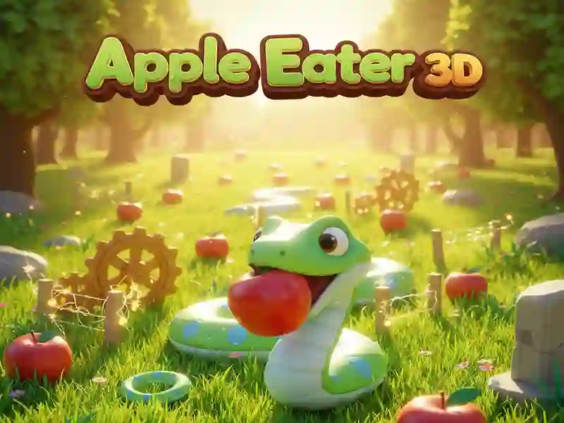 Logħba Apple Eater 3d onlajn