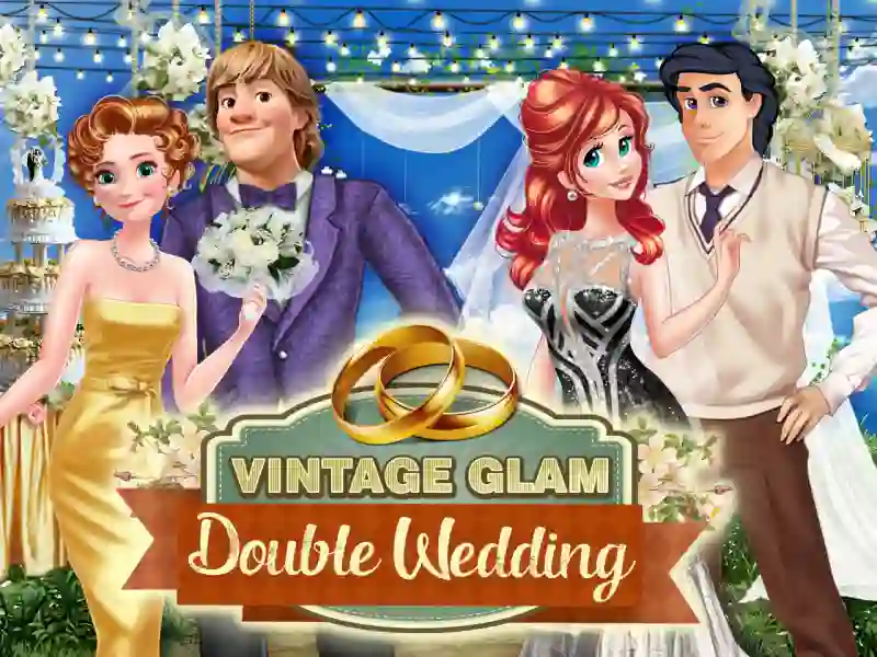 Logħba Vintage Glam: Double Wedding onlajn