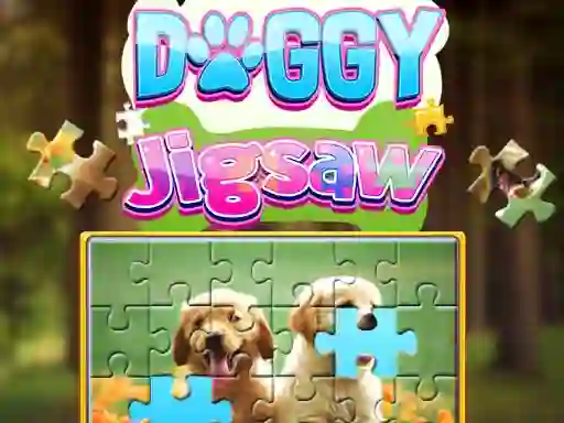 Logħba Doggy Jigsaw onlajn