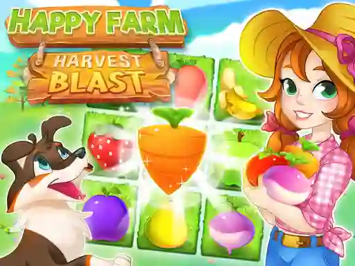 Logħba Happy Farm Harvest Blast onlajn