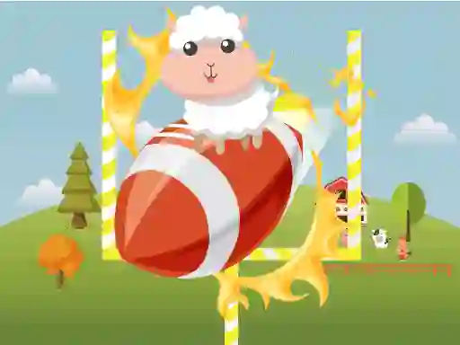 Logħba Animals Rugby Flick onlajn