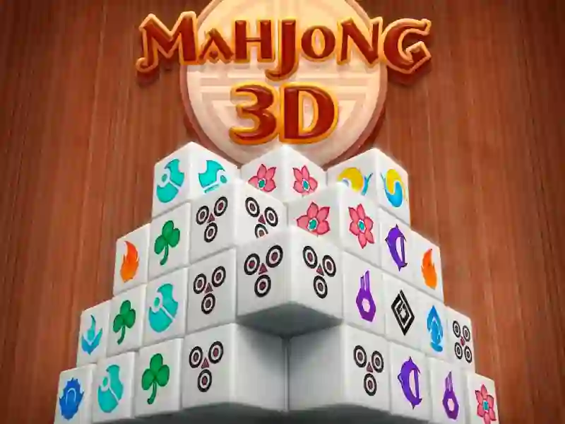 Logħba Mahjong 3D onlajn