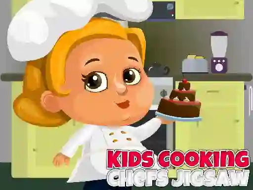 Logħba Kids Cooking Chefs Jigsaw onlajn