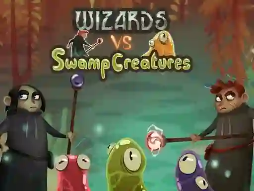 Logħba Wizards vs swamp creatures onlajn