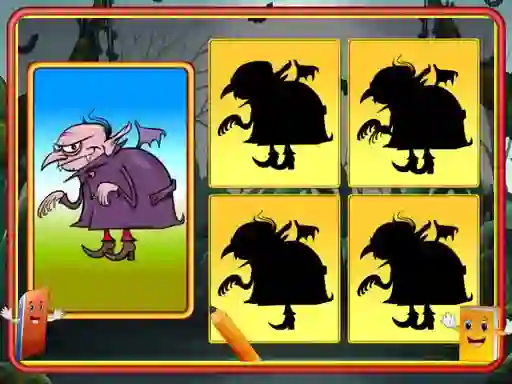 Logħba Shadow Match Halloween onlajn