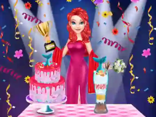 Logħba Mermaid Cake Cooking Design onlajn