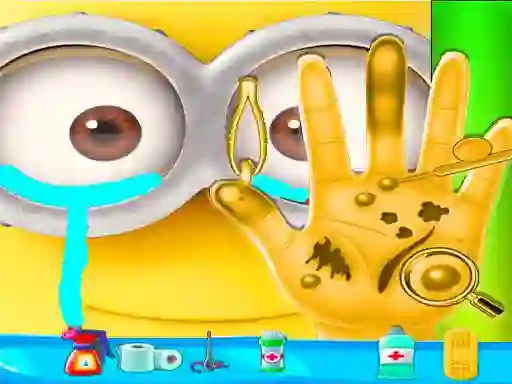 Logħba Minion hand doctor onlajn