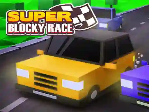 Logħba Super Blocky Race onlajn