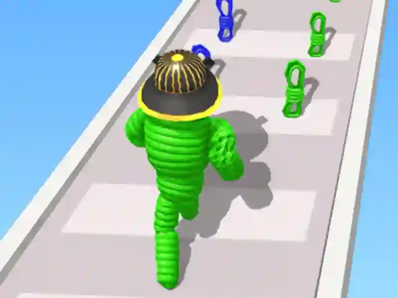 Logħba Rope-Man Run 3D onlajn
