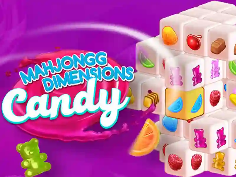 Logħba Candy 3D Mahjong onlajn