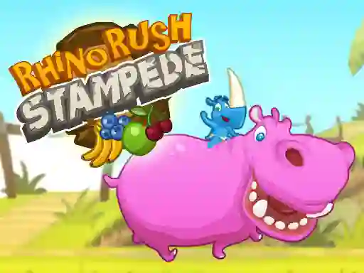 Logħba Rhino Rush Stampede onlajn