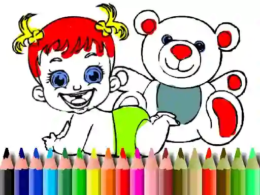 Logħba Back To School: Baby Doll Coloring onlajn