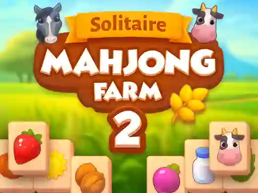 Logħba Solitaire Mahjong Farm 2 onlajn