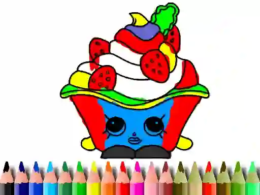 Logħba Back To School: Cake Coloring Book onlajn