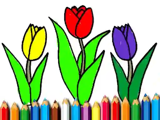 Logħba Back To School: Spring Time Coloring Book onlajn