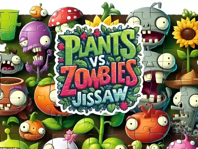 Logħba Plants vs Zombies Jigsaw onlajn