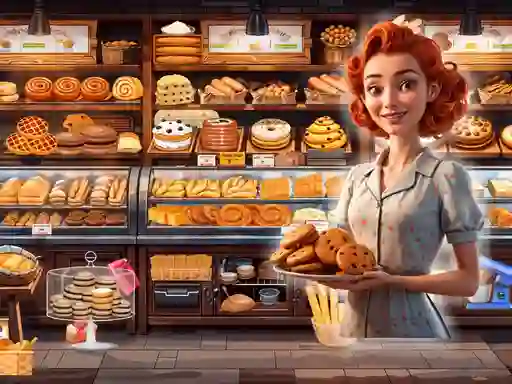 Logħba Hidden Objects Bakery onlajn