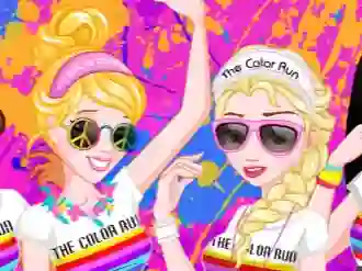 Logħba Princess Color Run onlajn