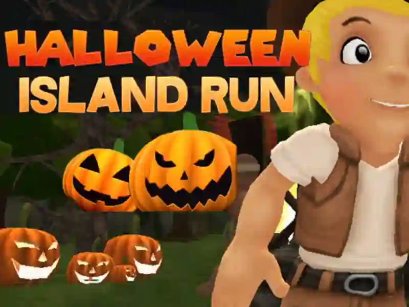 Logħba Halloween Island Running onlajn