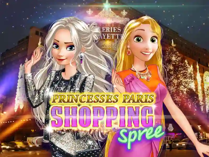 Logħba Princesses in Paris: fun shopping onlajn