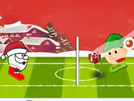Logħba Santa winter head soccer onlajn