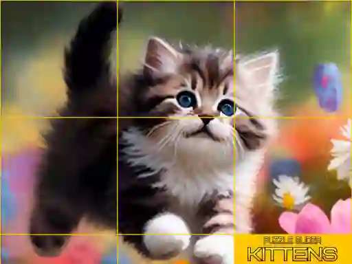 Logħba Puzzle Sliding Kittens onlajn