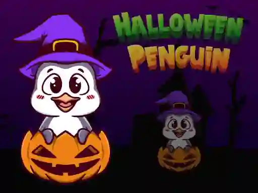 Logħba Halloween Penguin onlajn