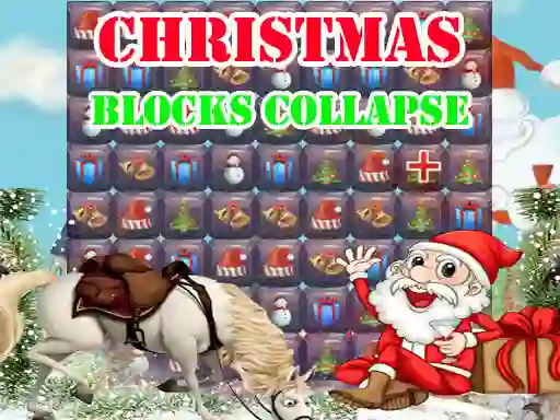 Logħba Christmas Blocks Collapse onlajn