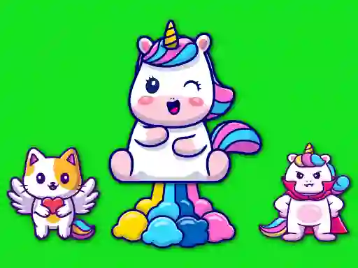 Logħba Unicorns Jumper onlajn