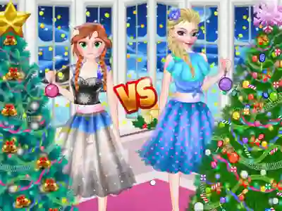 Logħba Ellie VS Annie Christmas Tree onlajn
