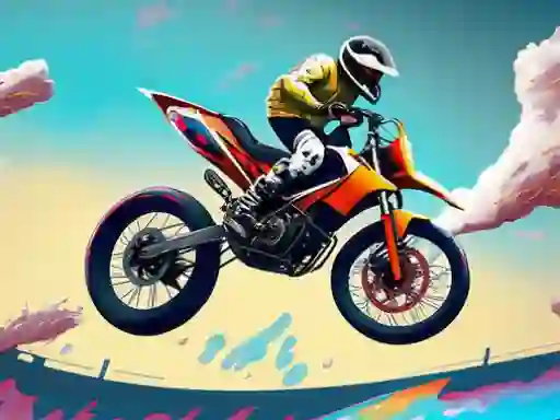 Logħba Bike Jump onlajn