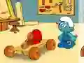 Logħba The smurfs handy`s car onlajn