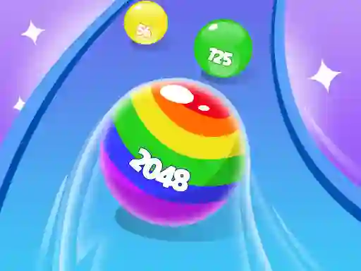 Logħba 2048 Run Gorgeous Balls onlajn