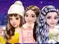 Logħba Princesses Go Ice Skating onlajn