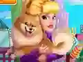 Logħba Audrey Adopts a Puppy onlajn