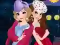 Logħba Anna and Elsa Cocktail Dresses onlajn