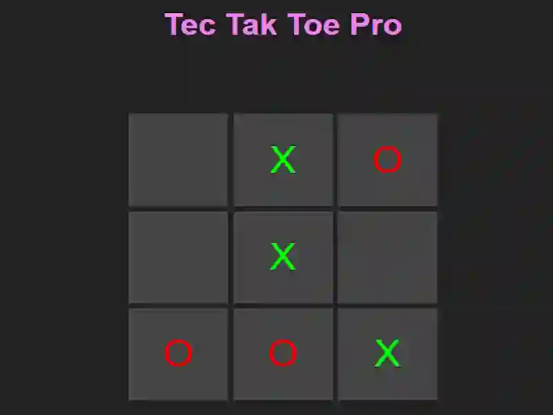 Logħba Tec Tak Toe Pro onlajn