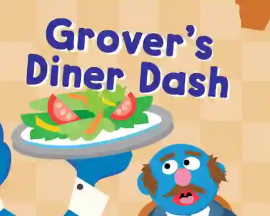 Logħba 123 Sesame Street: Grover's Diner Dash onlajn