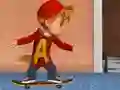 Logħba Alvinnn und Die Chipmunks: Skateboard Wahnsinn onlajn