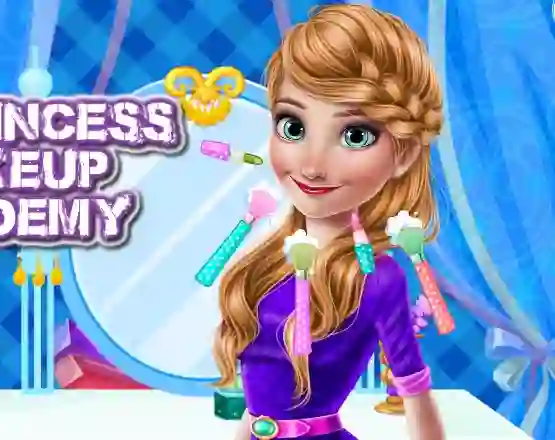 Logħba Ice Princess Make Up Academy onlajn