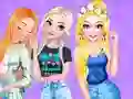 Logħba Princesses and Pets Matching Outfits onlajn