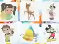 Logħba Cartoon Characters: Memory onlajn