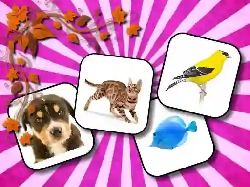 Logħba Animals Memory onlajn