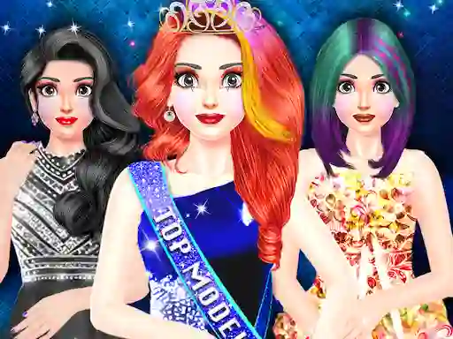 Logħba Top Model Fashion Dress Up onlajn