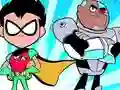 Logħba Teen Titans Jigsaw onlajn