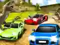 Logħba Dino Car Race onlajn