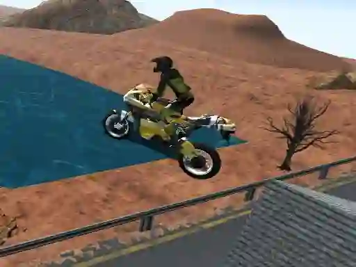 Logħba Highway Traffic Bike Stunts onlajn